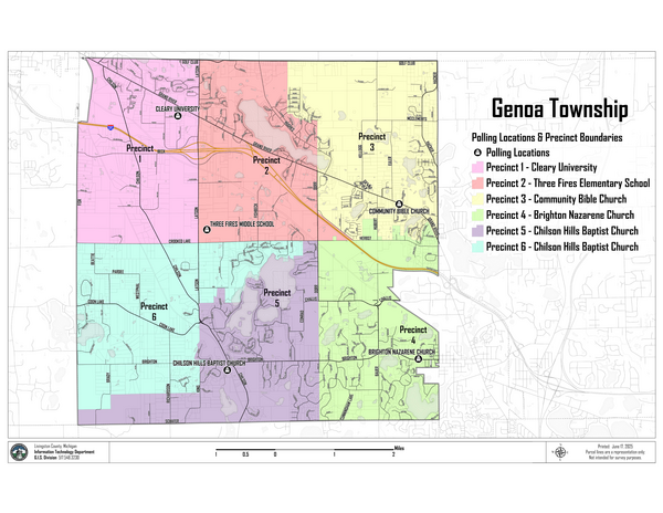 New Precincts For Some Voters In Genoa Township