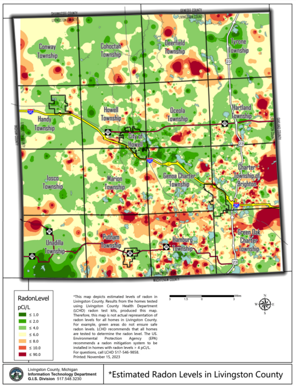 LCHD Issues Updated Radon Map