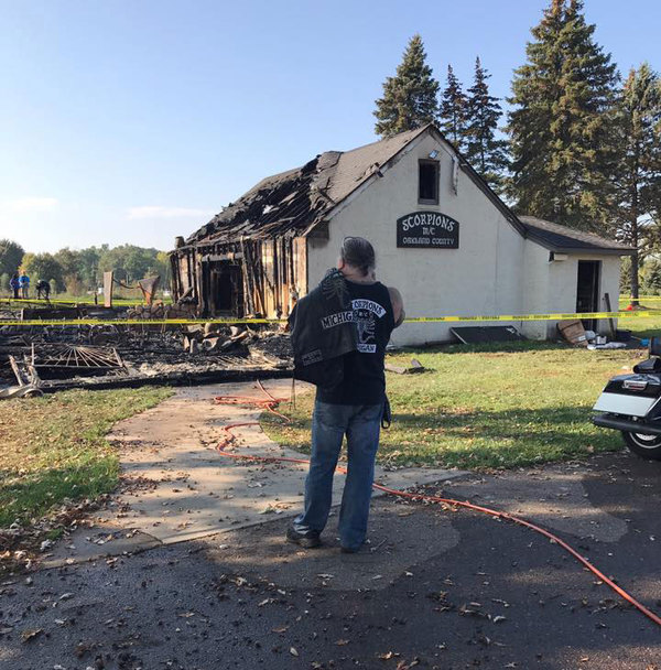 Blaze At Scorpions Motorcycle Club Deemed Suspicious