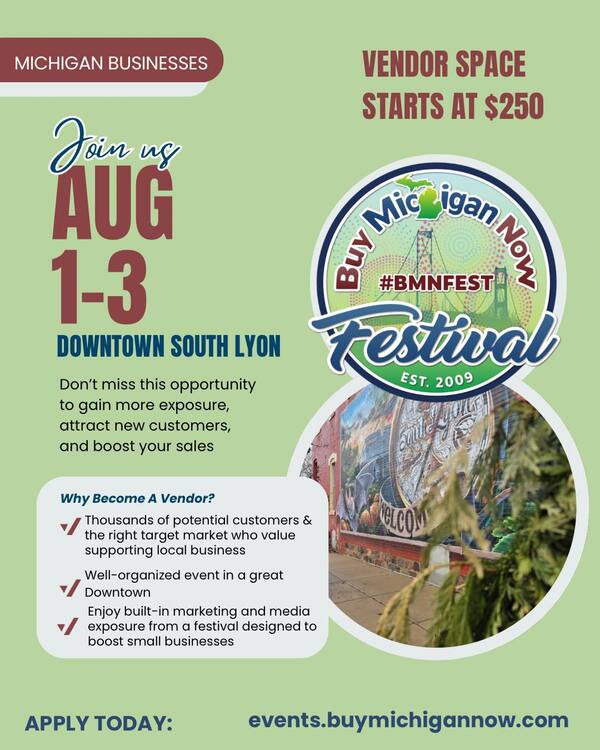 South Lyon Prepares to Host Buy Michigan Now Festival