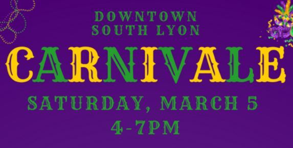 South Lyon Carnivale Bringing Mardi Gras Downtown