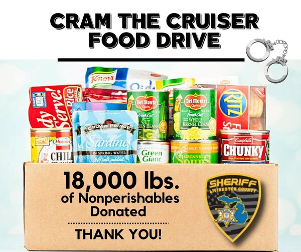 18,000 Pounds Of Food Collected During "Cram The Cruiser"