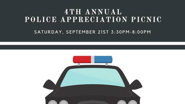 Police Appreciation Picnic Set Saturday In Fenton