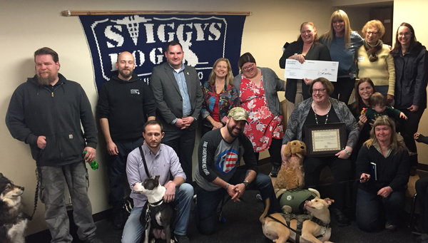 Stiggy's Dogs Honored For Work With Animal And Veteran Community