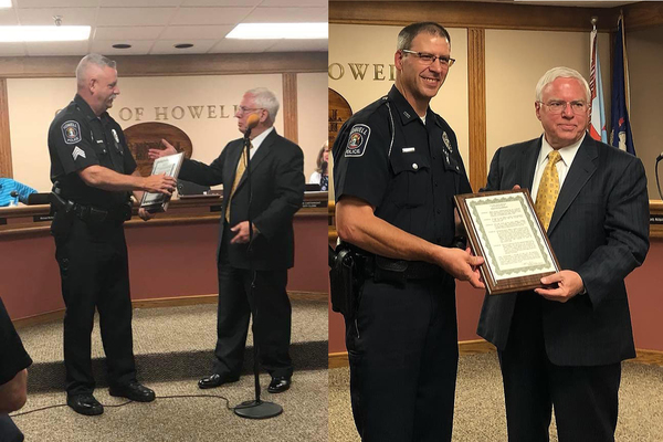 Howell Police Retirements & New Hire Recognized