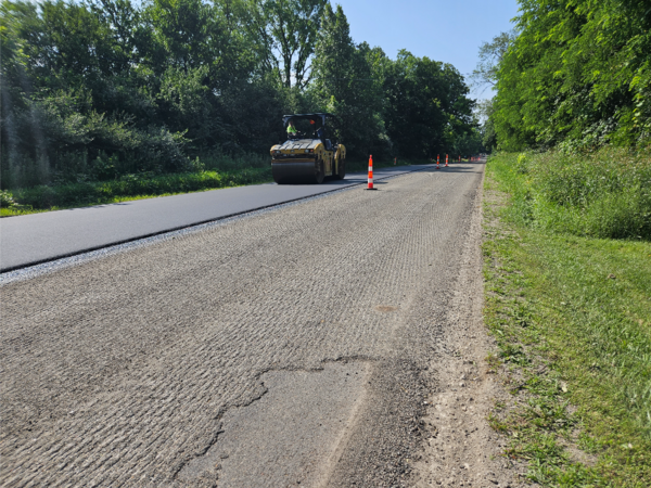 Paving Progressing On Whitmore Lake Road