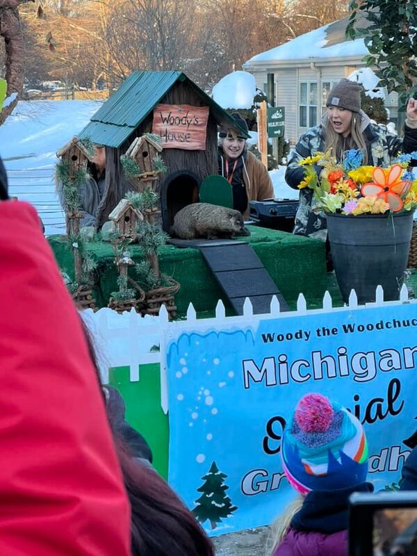 Woody the Woodchuck Predicts Early Spring