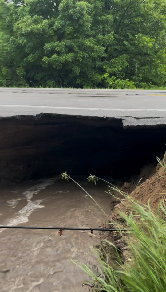 Washouts & Water Damage After Heavy Rains In Northern Lower Peninsula