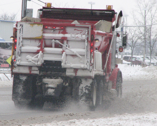 Brighton DPW Busy Salting, Plowing & Concluding Leaf Pickup Program