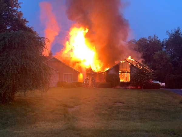 Lyon Township Fire Claims Home