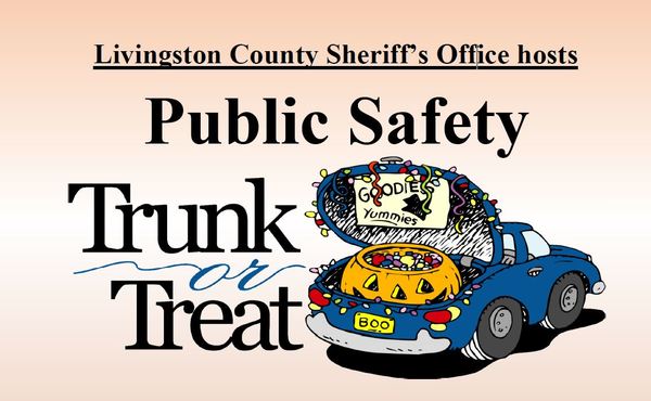 Sheriff's Office To Host Trunk-Or-Treat Event Friday