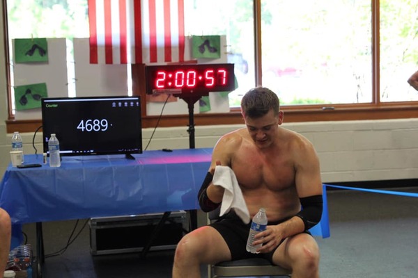 Soldier Fundraises In Milford While Seeking World Record