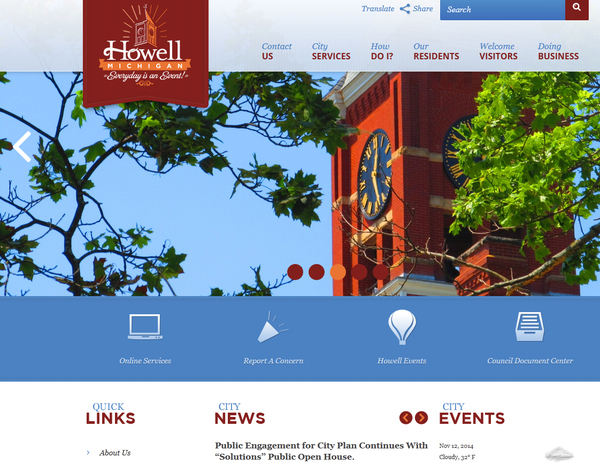City Of Howell Getting New Website