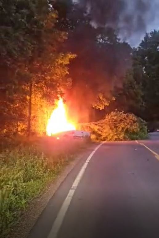 Deerfield Township Man Saves Man From Fiery Crash