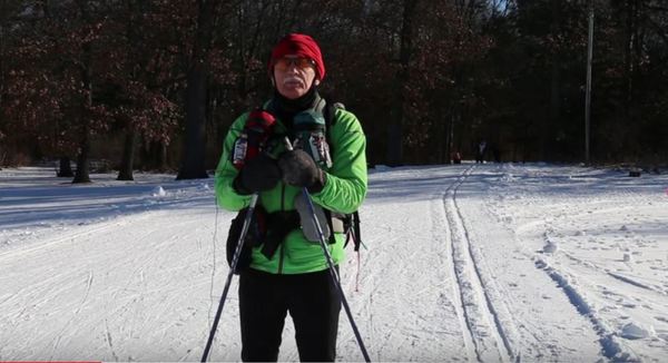 Cross-Country Skier Trains For Marathon At Huron Meadows Metropark