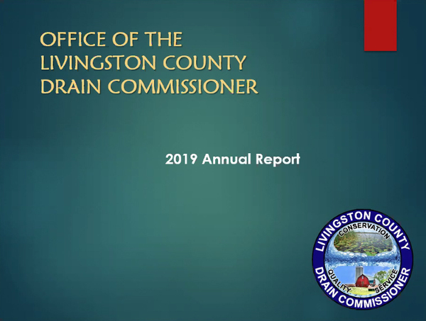 Drain Commissioner Submits Annual Report