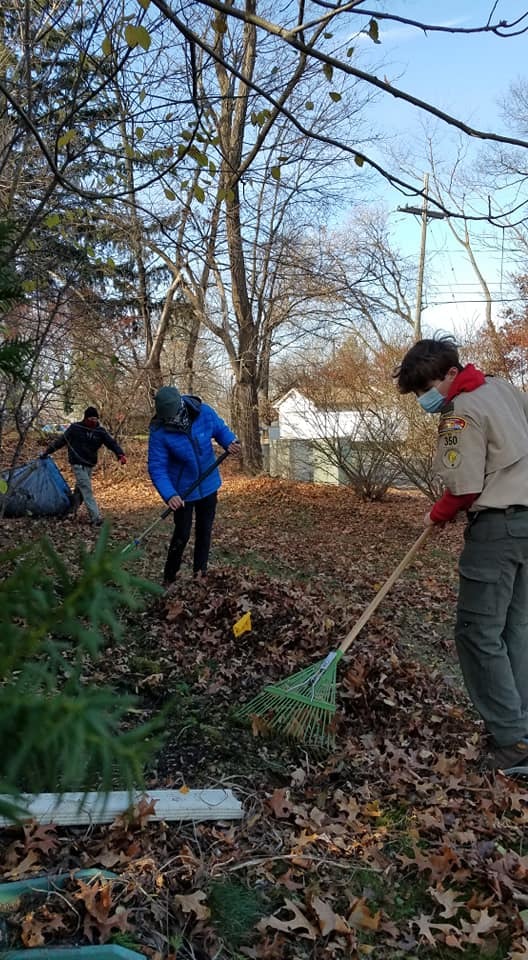 Local Boy Scouts Pitch In For Area Seniors